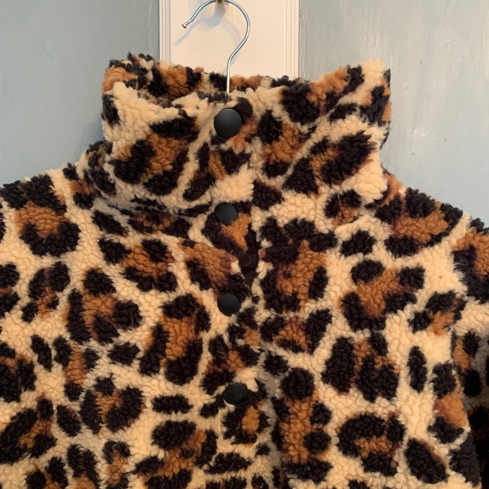 NWT JCrew Cheetah Sherpa